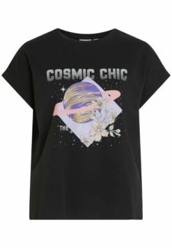 Vila Print- T-Shirt Print - Black 12 Vila Print- T-Shirt Print - Black -Vila 024c0095681545d08b80ee1c6a5062e3