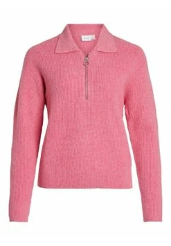 Vila Reissverschluss - Trui - Pink Yarrow