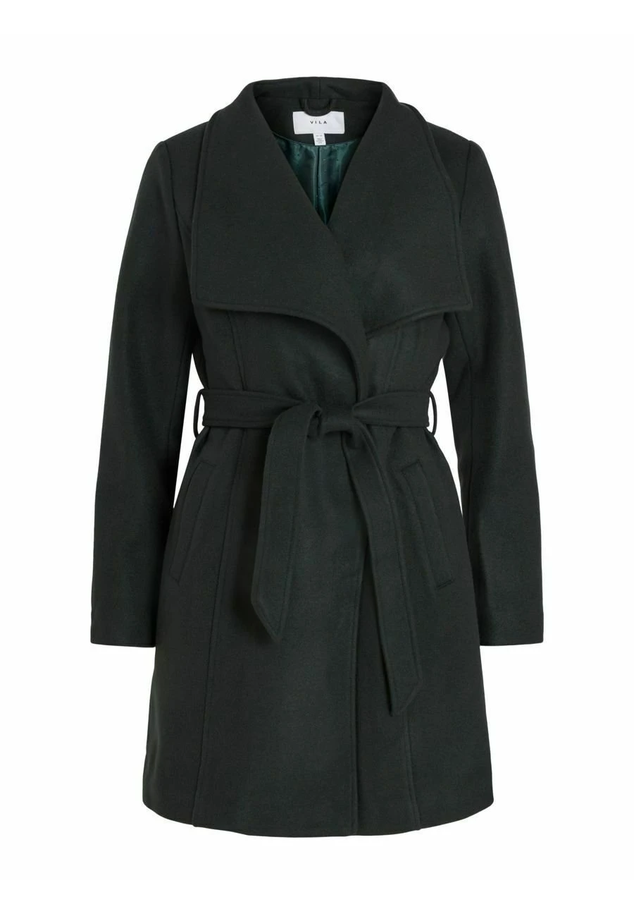 Vila Halflange Jas - Darkest Spruce 8 Vila Halflange Jas - Darkest Spruce - Afbeelding 6