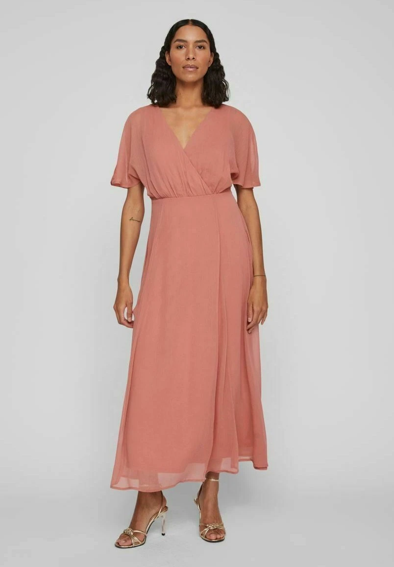 Vila Langes - Cocktailjurk - Brick Dust 4 Vila Langes - Cocktailjurk - Brick Dust - Afbeelding 2