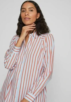 Vila Langes Gestreiftes - Overhemdblouse - Kentucky Blue 12 Vila Langes Gestreiftes - Overhemdblouse - Kentucky Blue -Vila 056dcd2518ac48a291320375894239f1