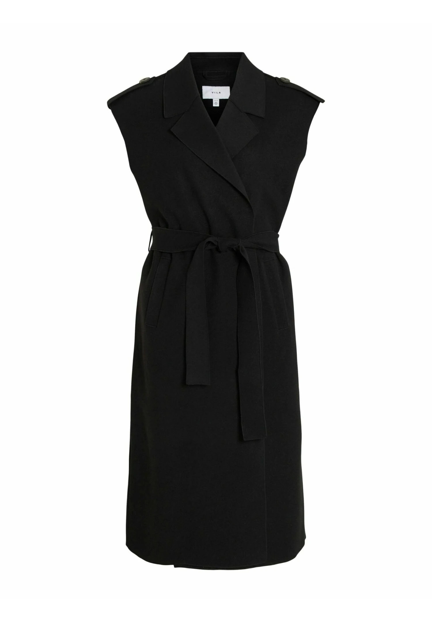 Vila Lange Gürtel - Bodywarmer - Black 8 Vila Lange Gürtel - Bodywarmer - Black - Afbeelding 6