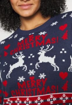 Vianna Reindeer Christmas- Trui - Navy Blazer 13 Vianna Reindeer Christmas- Trui - Navy Blazer -Vila 05f7b9ab64704b688b1cd5368029e657