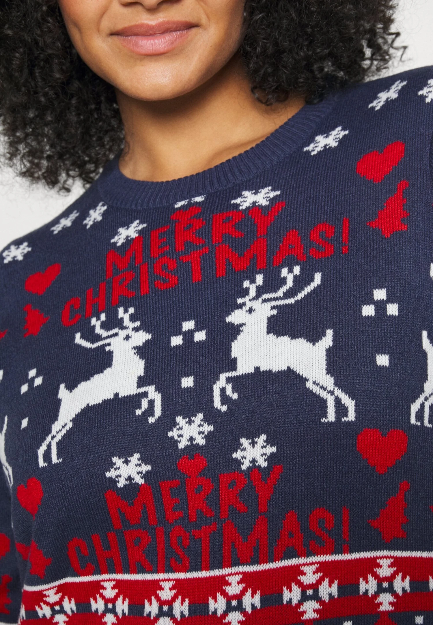 Vianna Reindeer Christmas- Trui - Navy Blazer 8 Vianna Reindeer Christmas- Trui - Navy Blazer - Afbeelding 6