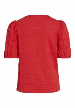 Vila Mit V-Ausschnitt Kurzärmeliges - Blouse - Flame Scarlet 13 Vila Mit V-Ausschnitt Kurzärmeliges - Blouse - Flame Scarlet -Vila 06b64f1e05b34f5386c281ea4801858f