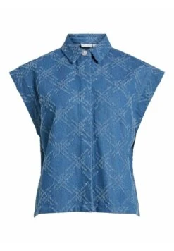 Vila Gemusterte - Bodywarmer - Medium Blue Denim 14 Vila Gemusterte - Bodywarmer - Medium Blue Denim -Vila 0759e563f99a48488a577034bdec1715