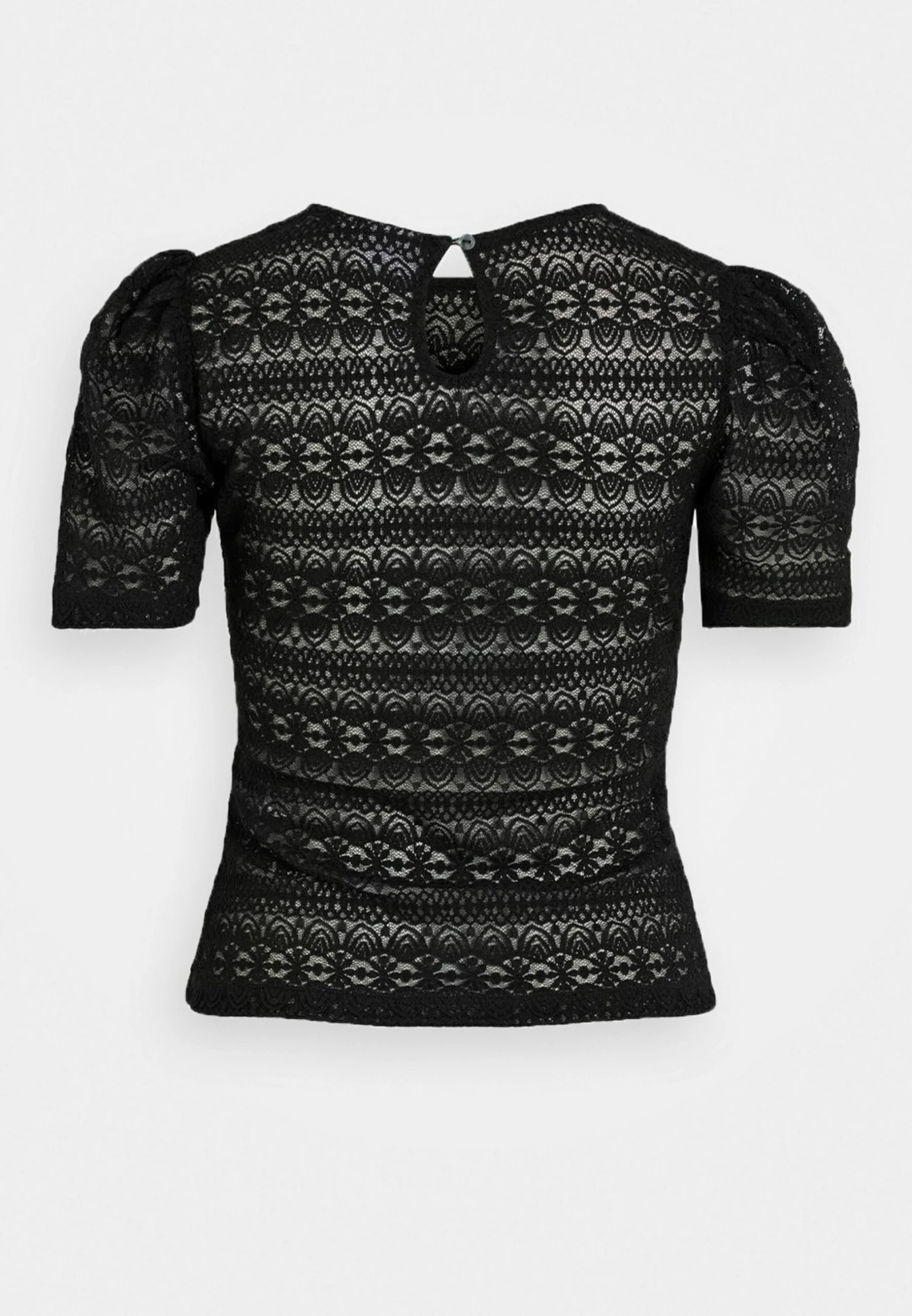 Vila Vichikka Puff O Neck - Blouse - Black 4 Vila Vichikka Puff O Neck - Blouse - Black - Afbeelding 2