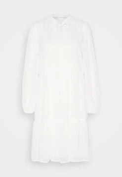 Vila Viblyra V Neck Dress - Jurk - Snow White 12 Vila Viblyra V Neck Dress - Jurk - Snow White -Vila 08c71d5688dd4befab04d3a090869953