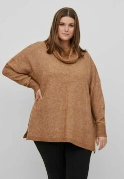 Curve – High Neck - Trui - Toasted Coconut