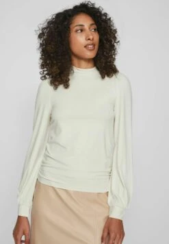 Vila Mit Langen Ärmeln High Neck - Longsleeve - White Sand 13 Vila Mit Langen Ärmeln High Neck - Longsleeve - White Sand -Vila 09d6623f5b1f43d490415293bd78d3e3
