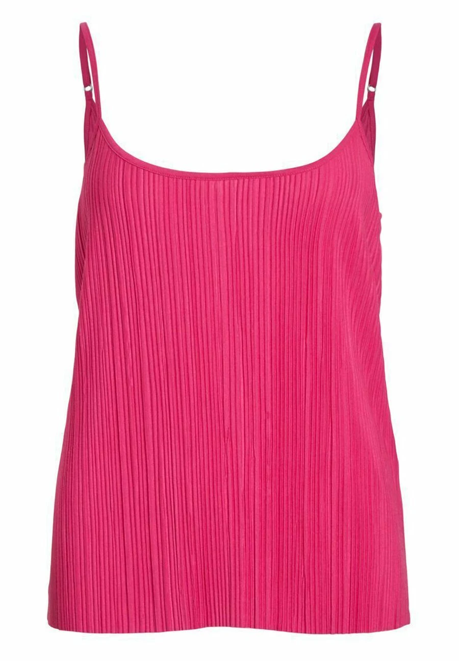 Vila Träger Strukturiertes - Top - Pink Yarrow 5 Vila Träger Strukturiertes - Top - Pink Yarrow - Afbeelding 3