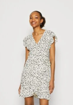 Vila Vifini Wrap Short Dress - Jurk - Birch