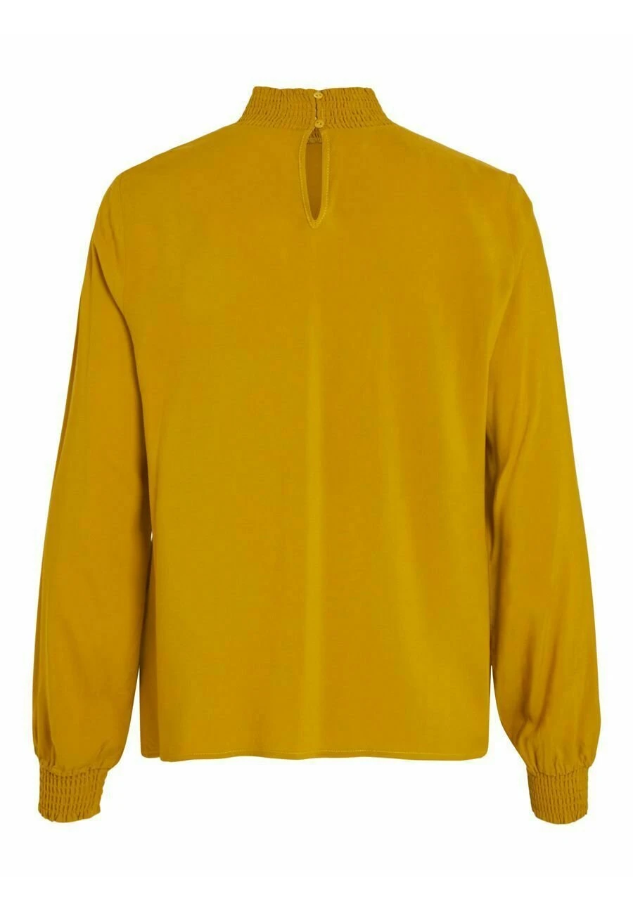 Vila Gesmoktes - Blouse - Golden Palm 8 Vila Gesmoktes - Blouse - Golden Palm - Afbeelding 6