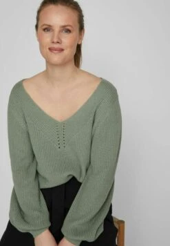 Vila Wendbarer - Trui - Green Milieu 10 Vila Wendbarer - Trui - Green Milieu -Vila 0b856cd8600745c0a738ebd33974c390