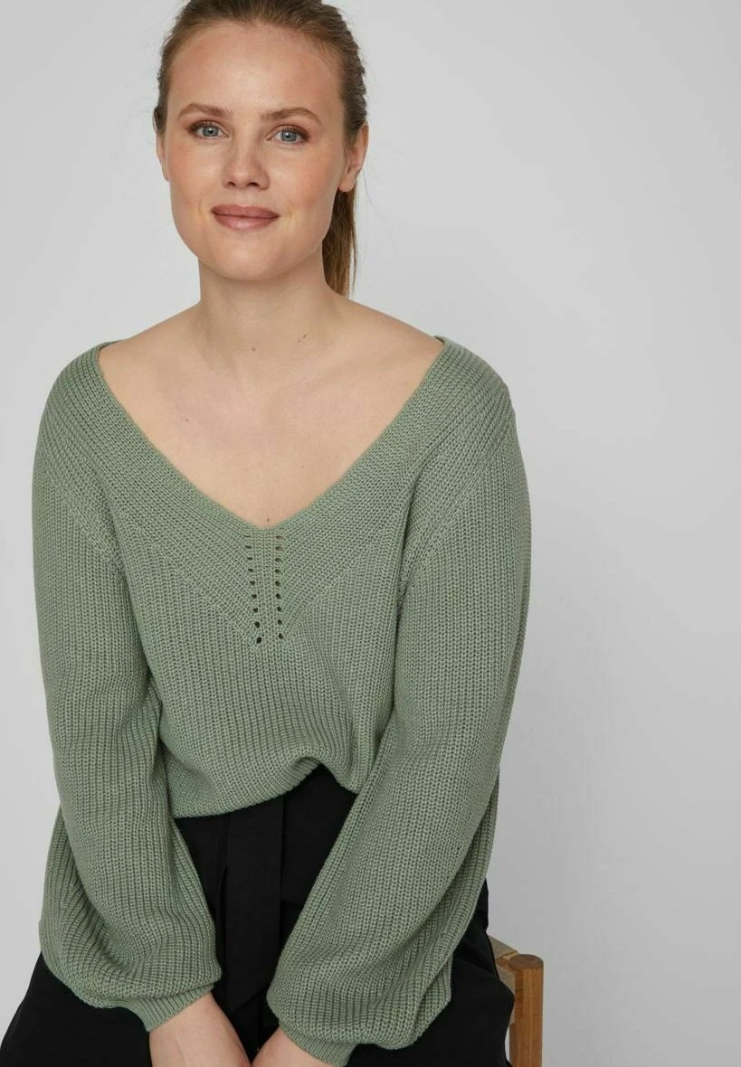 Vila Wendbarer - Trui - Green Milieu 5 Vila Wendbarer - Trui - Green Milieu - Afbeelding 3