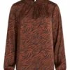 Vila Langarm Gesmoktes - Blouse - Chocolate Fondant 1 Vila Langarm Gesmoktes - Blouse - Chocolate Fondant -Vila 0bec6256ae934f1a945fa4de6788e76b