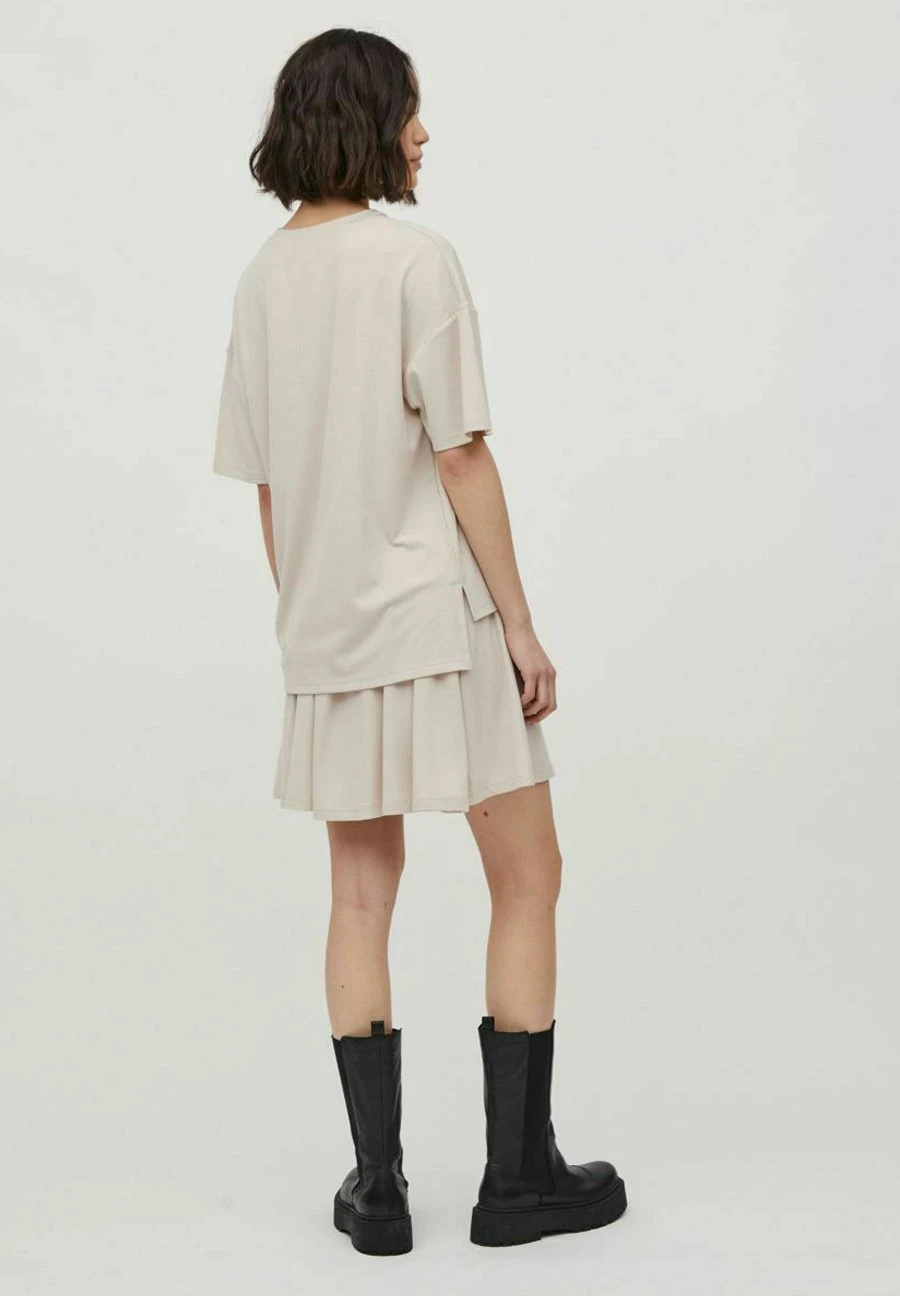 Vila T-Shirt Basic - Birch 5 Vila T-Shirt Basic - Birch - Afbeelding 3