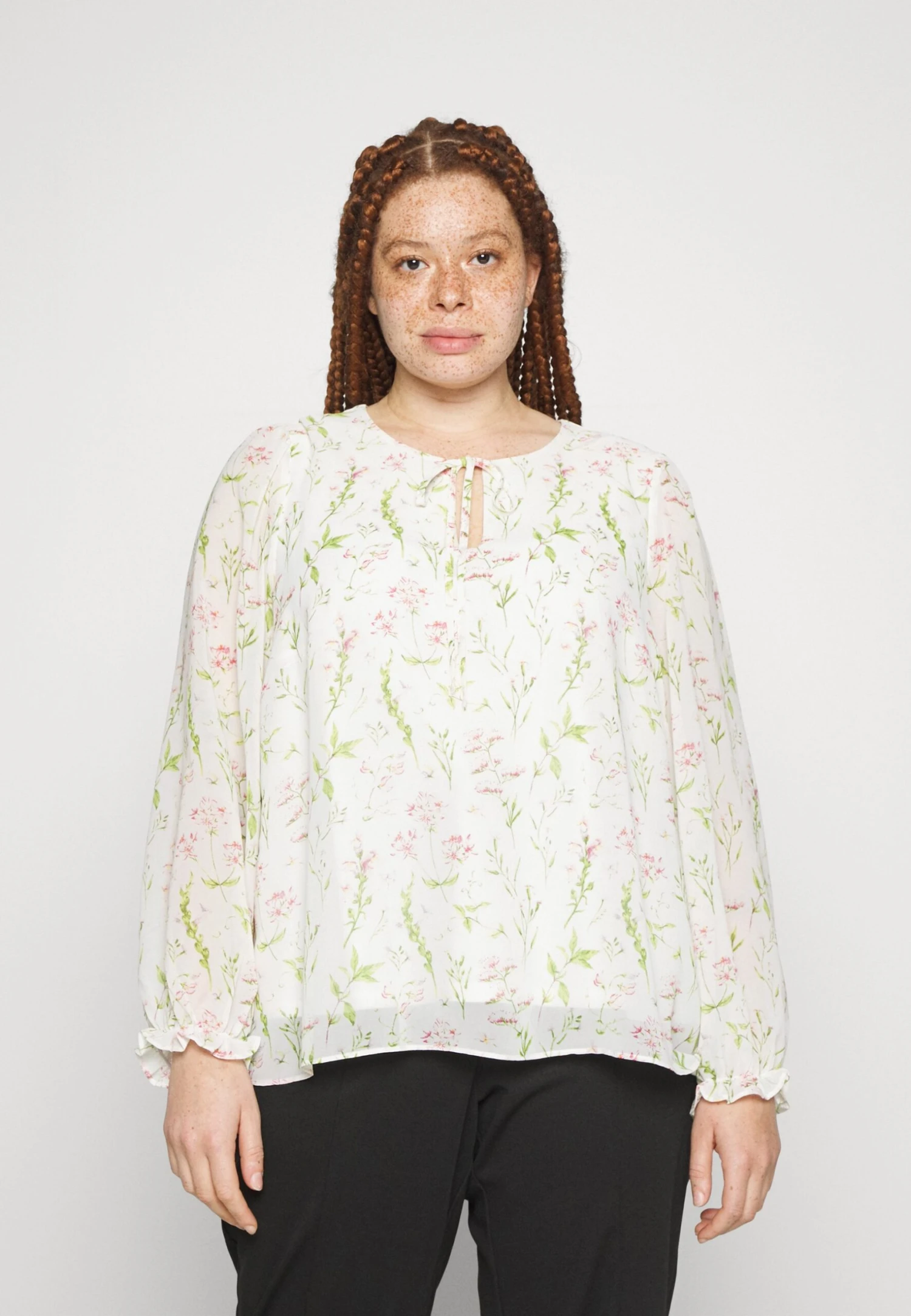 Vimolly O-Neck Shirt - Longsleeve - Cloud Dancer 3 Vimolly O-Neck Shirt - Longsleeve - Cloud Dancer