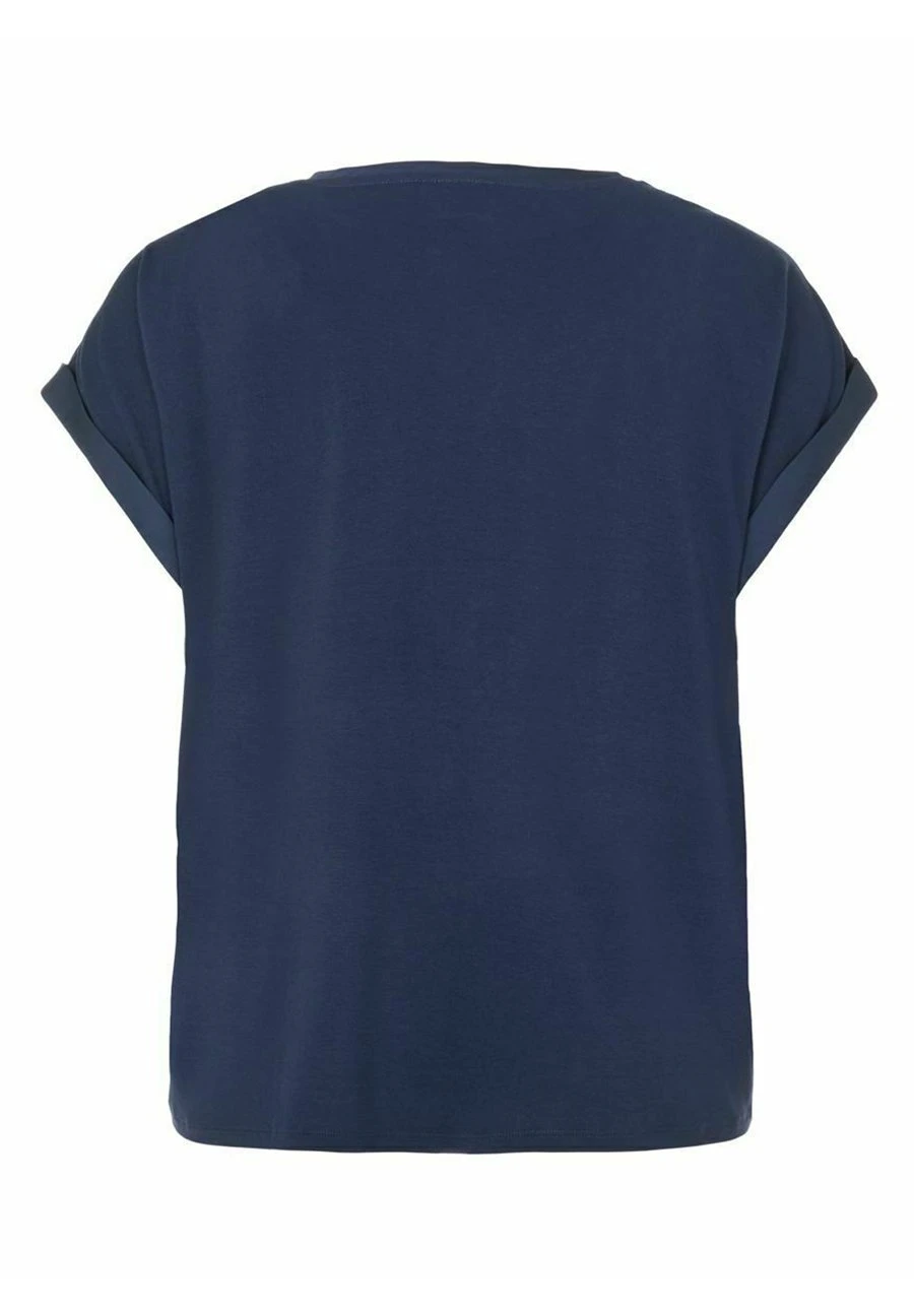 Curve - T-Shirt Basic - Navy 8 Curve - T-Shirt Basic - Navy - Afbeelding 6