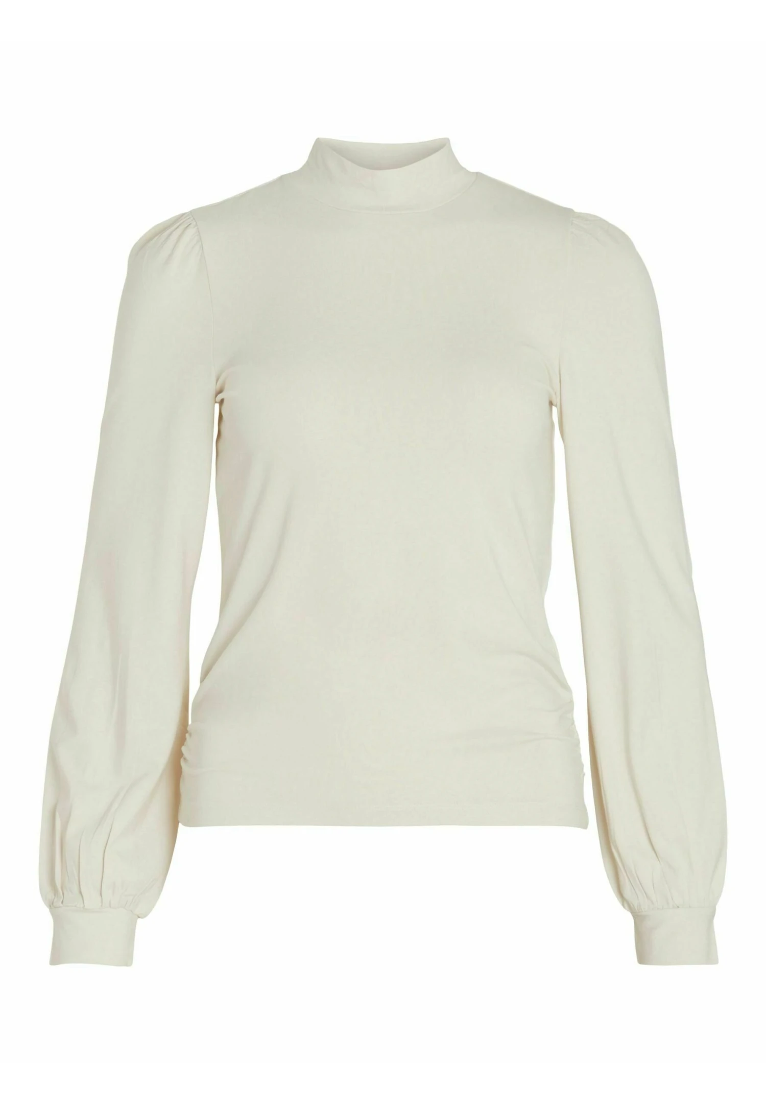 Vila Mit Langen Ärmeln High Neck - Longsleeve - White Sand 8 Vila Mit Langen Ärmeln High Neck - Longsleeve - White Sand - Afbeelding 6