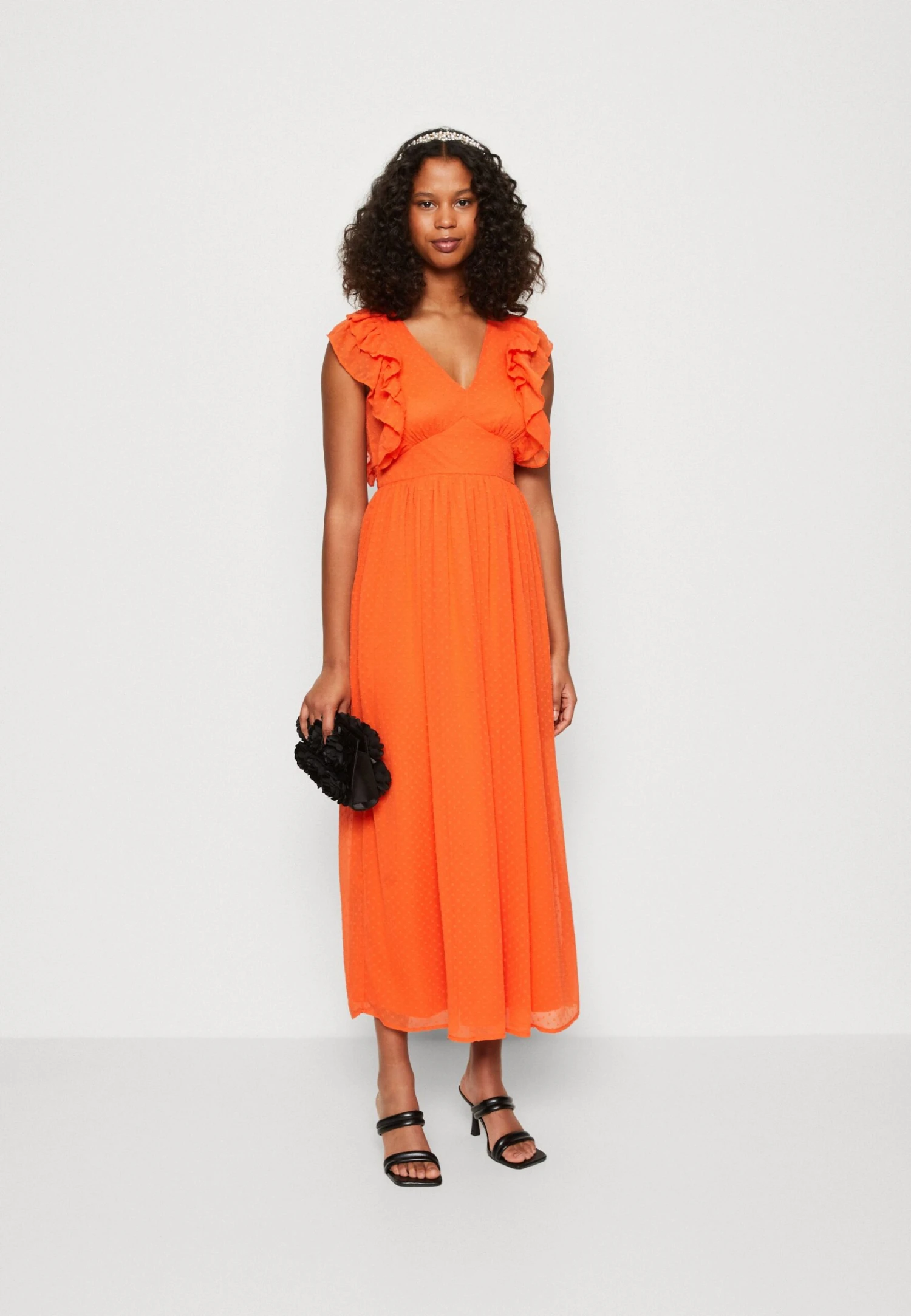 Vila Virenata V Neck Ankle Dress - Cocktailjurk - Tigerlily 4 Vila Virenata V Neck Ankle Dress - Cocktailjurk - Tigerlily - Afbeelding 2