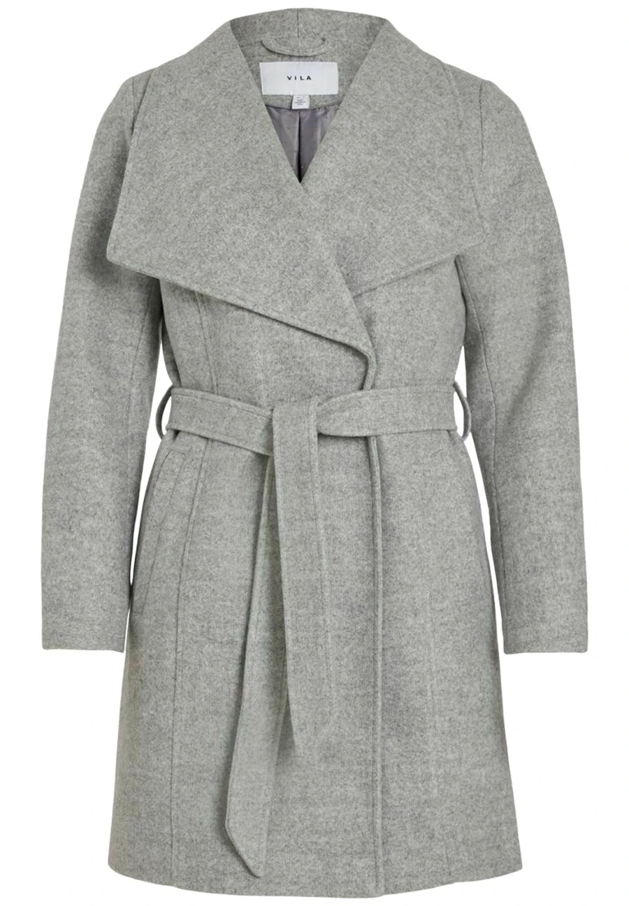 Taillengürtel - Halflange Jas - Light Grey Melange 8 Taillengürtel - Halflange Jas - Light Grey Melange - Afbeelding 6