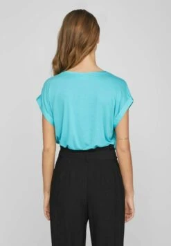 Vila Mit Kurzen Ärmeln Glänzendes - Blouse - Capri 10 Vila Mit Kurzen Ärmeln Glänzendes - Blouse - Capri -Vila 1498686bddd540639da31082edb63972