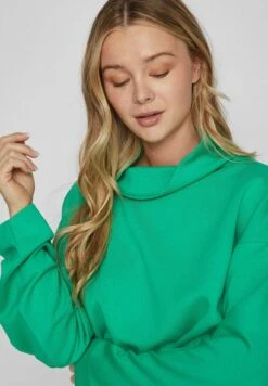 Vila Mit Langen Ärmeln High Neck - Sweater - Bright Green -Vila 14a2508f3a3c49b6929ffca3cde71cc2