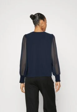 Vila Viuna V Neck - Blouse - Navy Blazer 10 Vila Viuna V Neck - Blouse - Navy Blazer -Vila 17a33f07bf3649a7a6be83d62da6a467