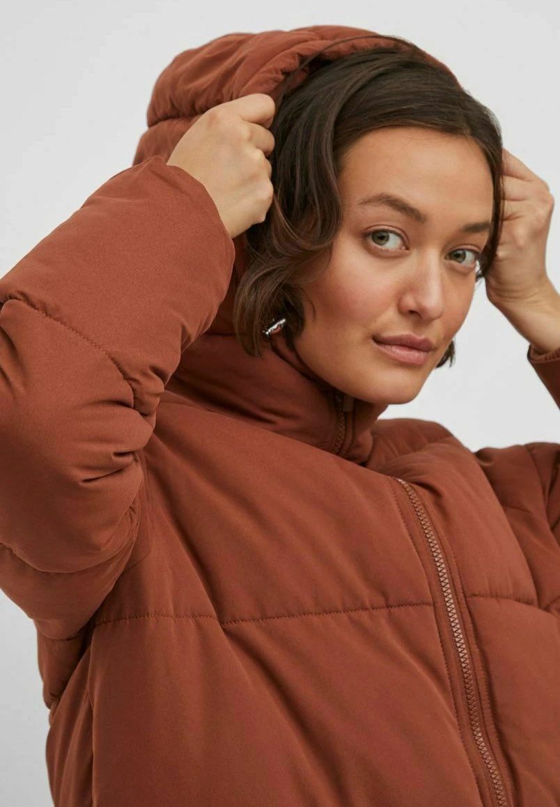 Vila Winterjas - Tobacco Brown 6 Vila Winterjas - Tobacco Brown - Afbeelding 4