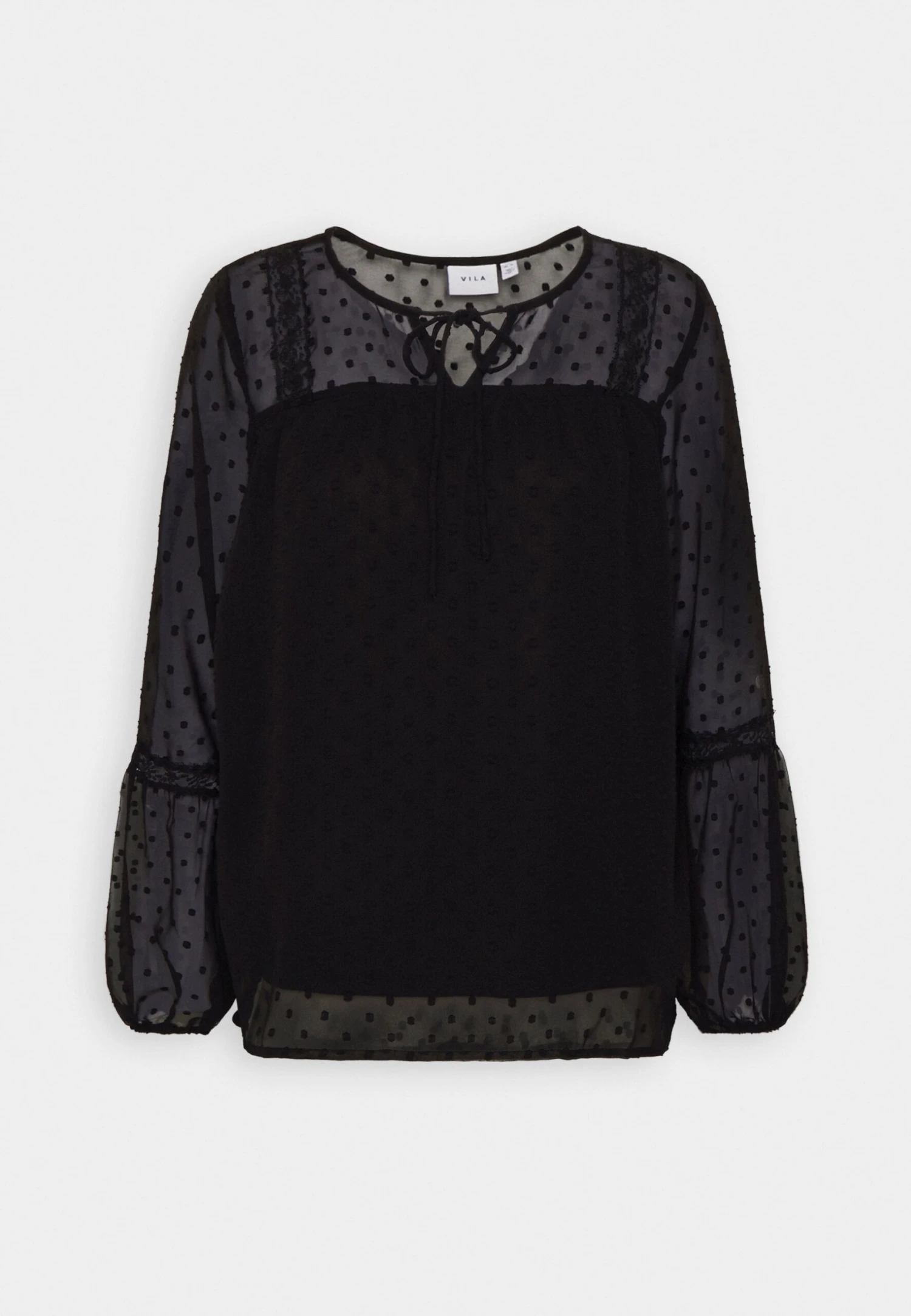 Vila Viedee - Blouse - Black 6 Vila Viedee - Blouse - Black - Afbeelding 4