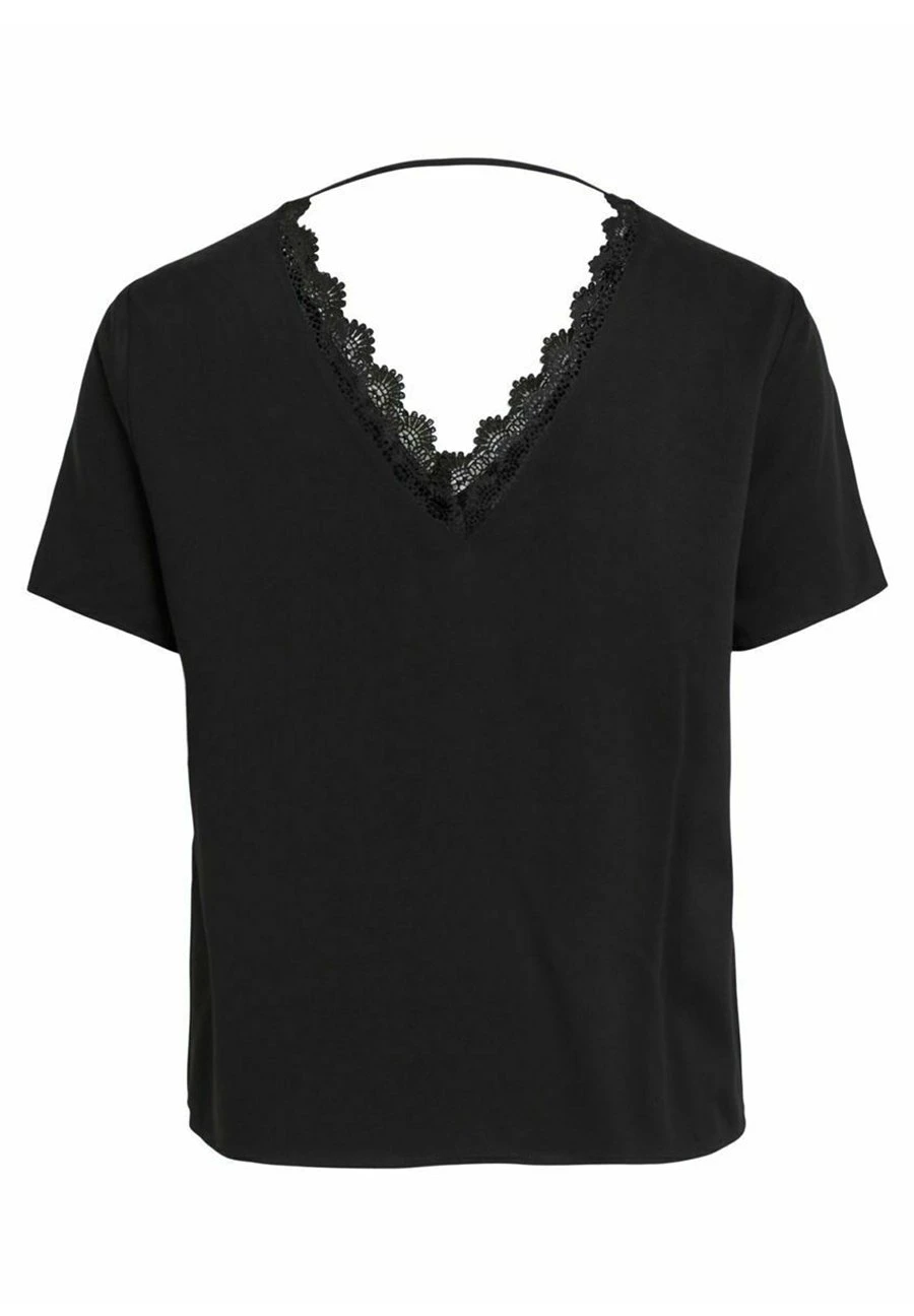 Vila T-Shirt Print - Black 8 Vila T-Shirt Print - Black - Afbeelding 6