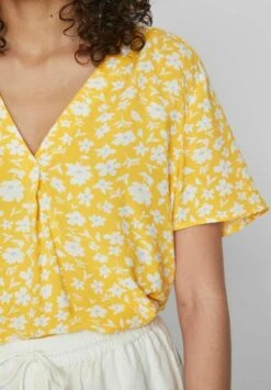 Vila Mit V-Ausschnitt Kurzärmeliges - Blouse - Solar Power 13 Vila Mit V-Ausschnitt Kurzärmeliges - Blouse - Solar Power -Vila 1b681362556940c7b62c148c80c5285a