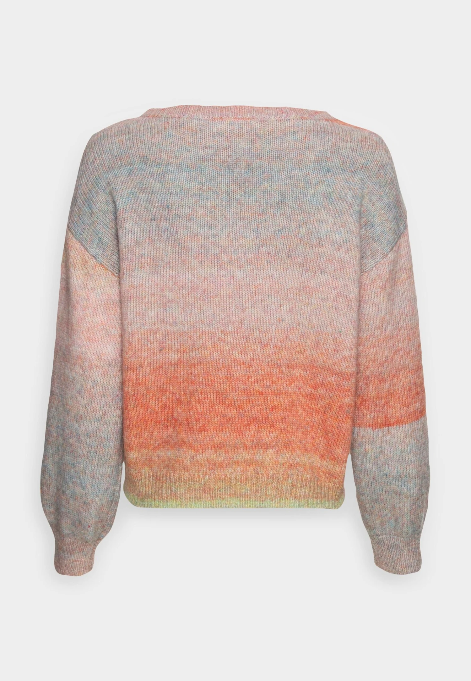 Vila Vibenette Boatneck- Trui - Tigerlilydetail Jadelime/Coralcloud/Kentuckyblue 4 Vila Vibenette Boatneck- Trui - Tigerlilydetail Jadelime/Coralcloud/Kentuckyblue - Afbeelding 2