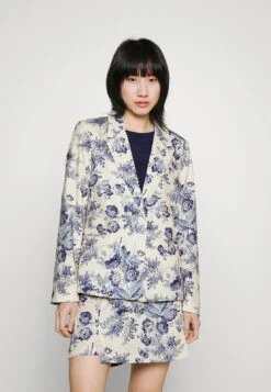 Vila Viporcelina - Blazer - Birch/Blue