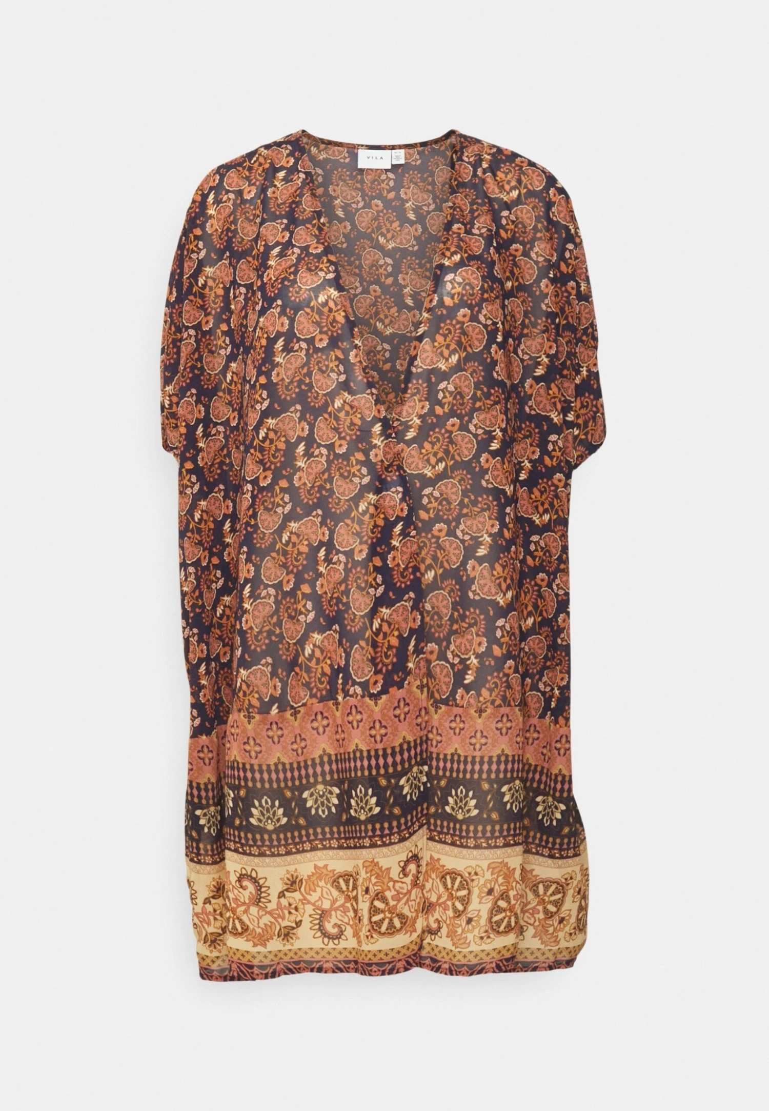 Vila Vilinea Kimono - Lichte Jas - Multicolored 6 Vila Vilinea Kimono - Lichte Jas - Multicolored - Afbeelding 4