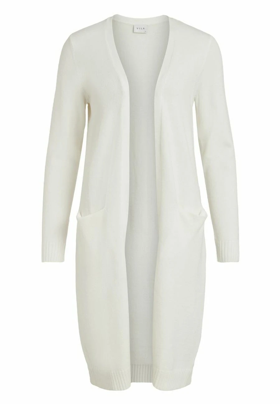 Vila Viril Long Cardigan - Vest - White Alyssum 8 Vila Viril Long Cardigan - Vest - White Alyssum - Afbeelding 6
