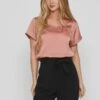 Vila Mit Kurzen Ärmeln Rundhals - Blouse - Old Rose 1 Vila Mit Kurzen Ärmeln Rundhals - Blouse - Old Rose -Vila 1e134da5c005441b93383c8357b1c0b6