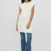Vila T-Shirt Basic - White Alyssum