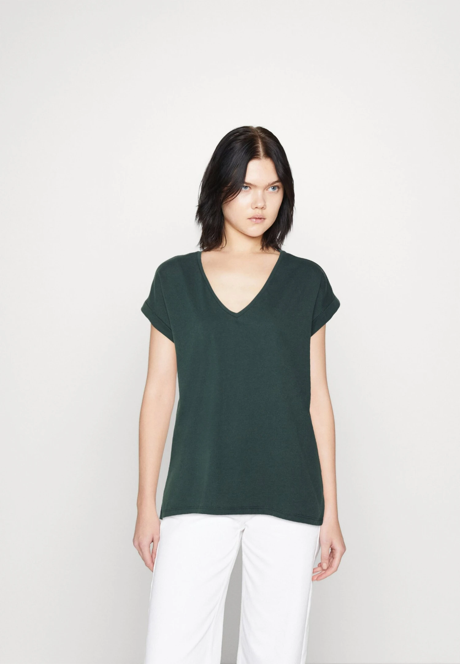 Vila Vidreamers V Neck - T-Shirt Basic - Darkest Spruce 3 Vila Vidreamers V Neck - T-Shirt Basic - Darkest Spruce