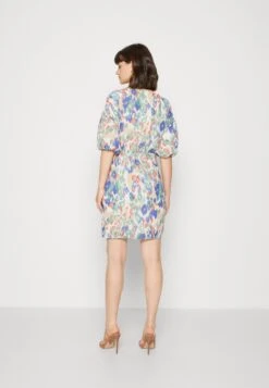 Vila Viluna 2/4 V-Neck Dress - Jurk - Cloud Dancer -Vila 2124b9a955364f73804e1b773824f31f