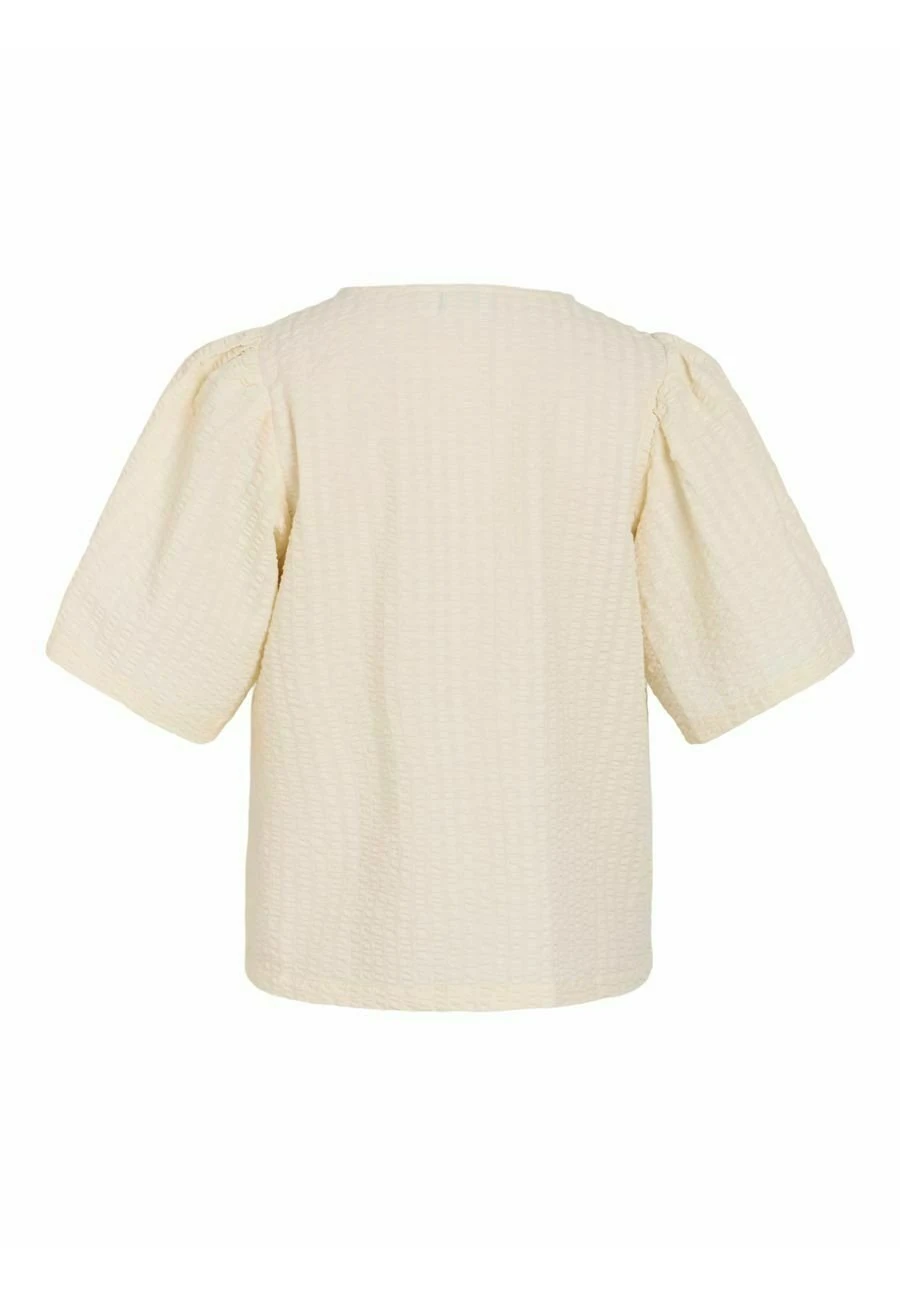 Vila Mit V-Ausschnitt Kurzärmeliges - T-Shirt Print - Birch 9 Vila Mit V-Ausschnitt Kurzärmeliges - T-Shirt Print - Birch - Afbeelding 7