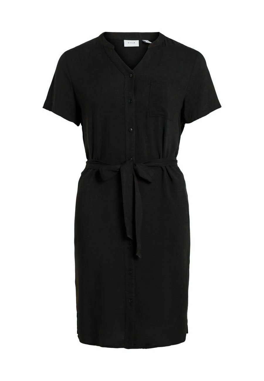 Vila Kurzärmeliges - Blousejurk - Black 7 Vila Kurzärmeliges - Blousejurk - Black - Afbeelding 5