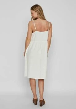 Vila Viprisilla New S/L Strap Knee- Jurk - Snow White 11 Vila Viprisilla New S/L Strap Knee- Jurk - Snow White -Vila 257a37dcf0a3404aa210b2585e06c14c
