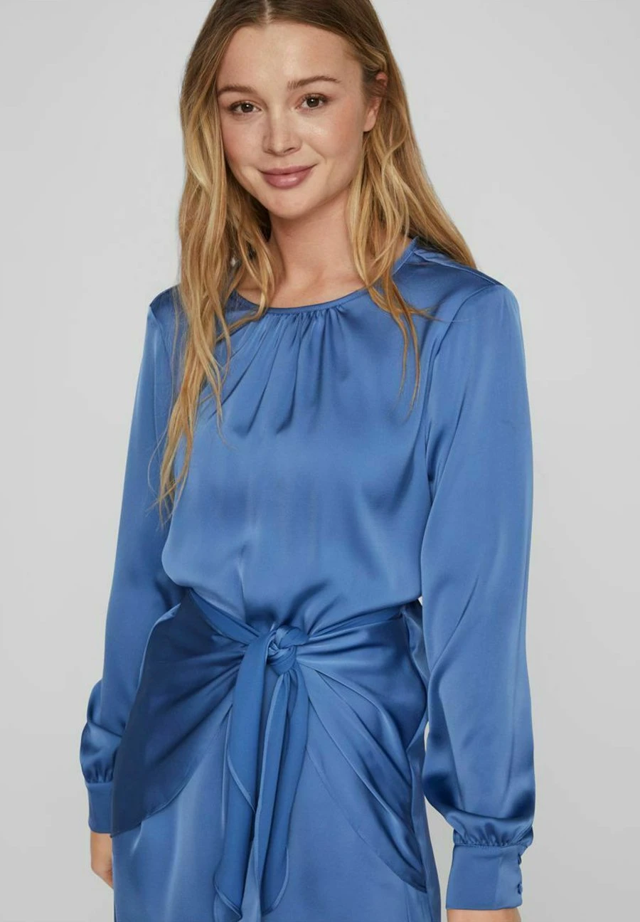Vila Viannes- Jurk - Federal Blue 6 Vila Viannes- Jurk - Federal Blue - Afbeelding 4