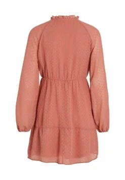 Vila Mit Langen Ärmeln Gepunktetes - Jurk - Brick Dust 13 Vila Mit Langen Ärmeln Gepunktetes - Jurk - Brick Dust -Vila 288dca32c7c04d7ebbfd4254e95b57e7