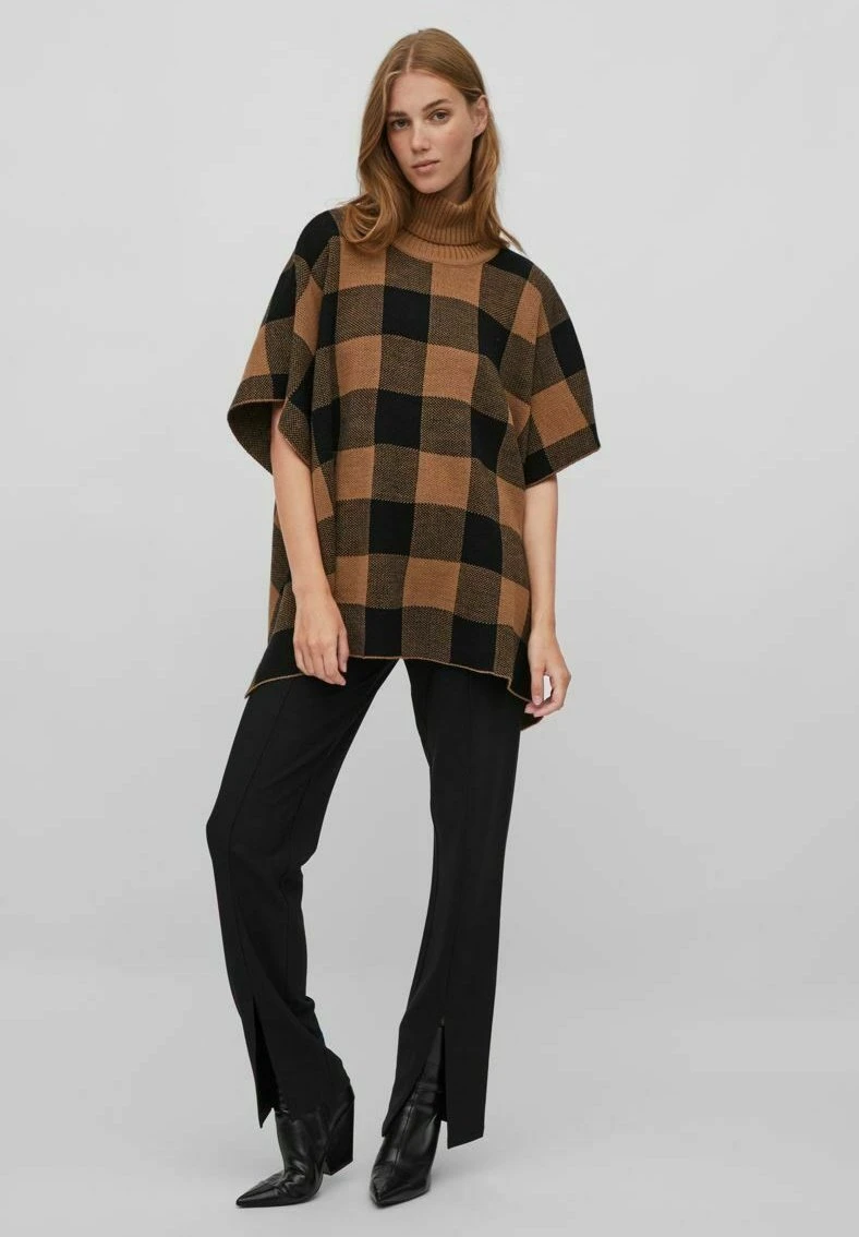 Vila High Neck Karo - Poncho - Toasted Coconut 3 Vila High Neck Karo - Poncho - Toasted Coconut