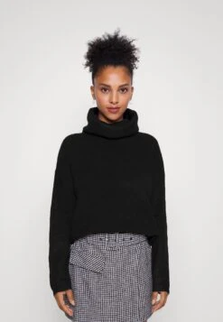 Vicilia Rollneck- Trui - Black