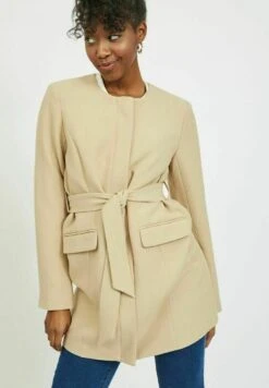 Vila Halflange Jas - Beige 12 Vila Halflange Jas - Beige -Vila 293dbd3069344248952f74ec1770ce98