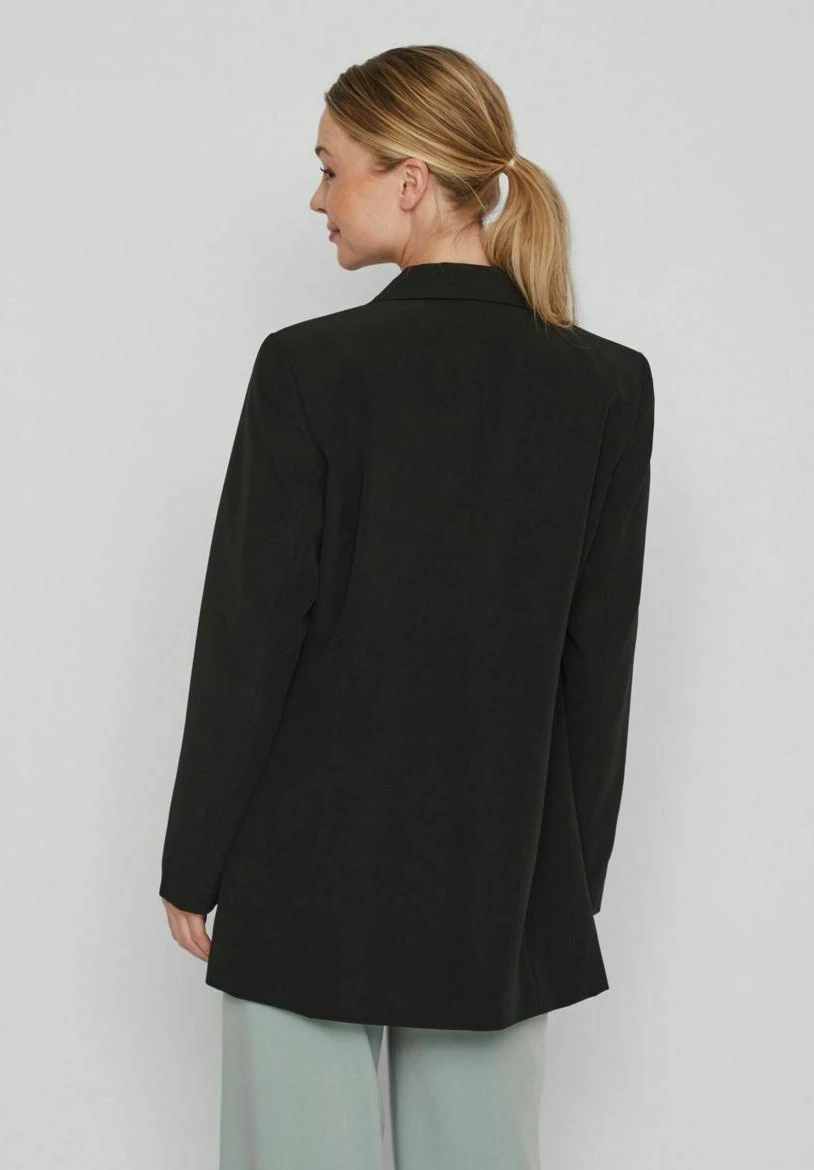 Vila Langer - Halflange Jas - Black 5 Vila Langer - Halflange Jas - Black - Afbeelding 3